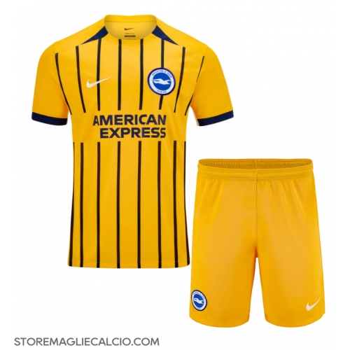 Brighton Maglia Gara Trasferta Repliche 2024-25 Bambino Maniche Corte Brighton Maglia Gara Trasferta Repliche 2024-25 Bambino Maniche Corte